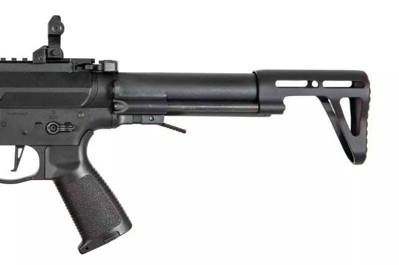 PX9 submachine gun replica (+ DRUM magazine) - black