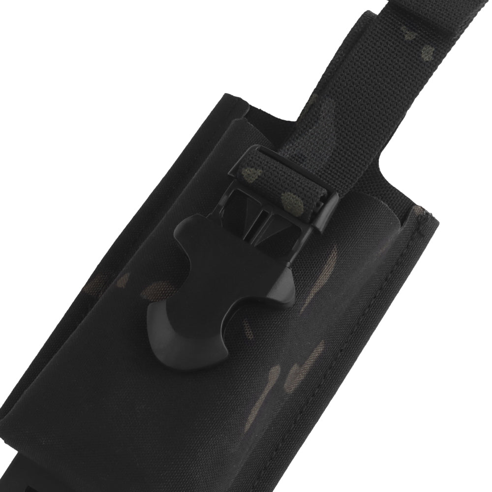 Wosport magazine pouch Webbing Single Mag Pouch Multicam Black