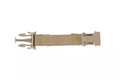 Helmet lengthening belt - dark earth
