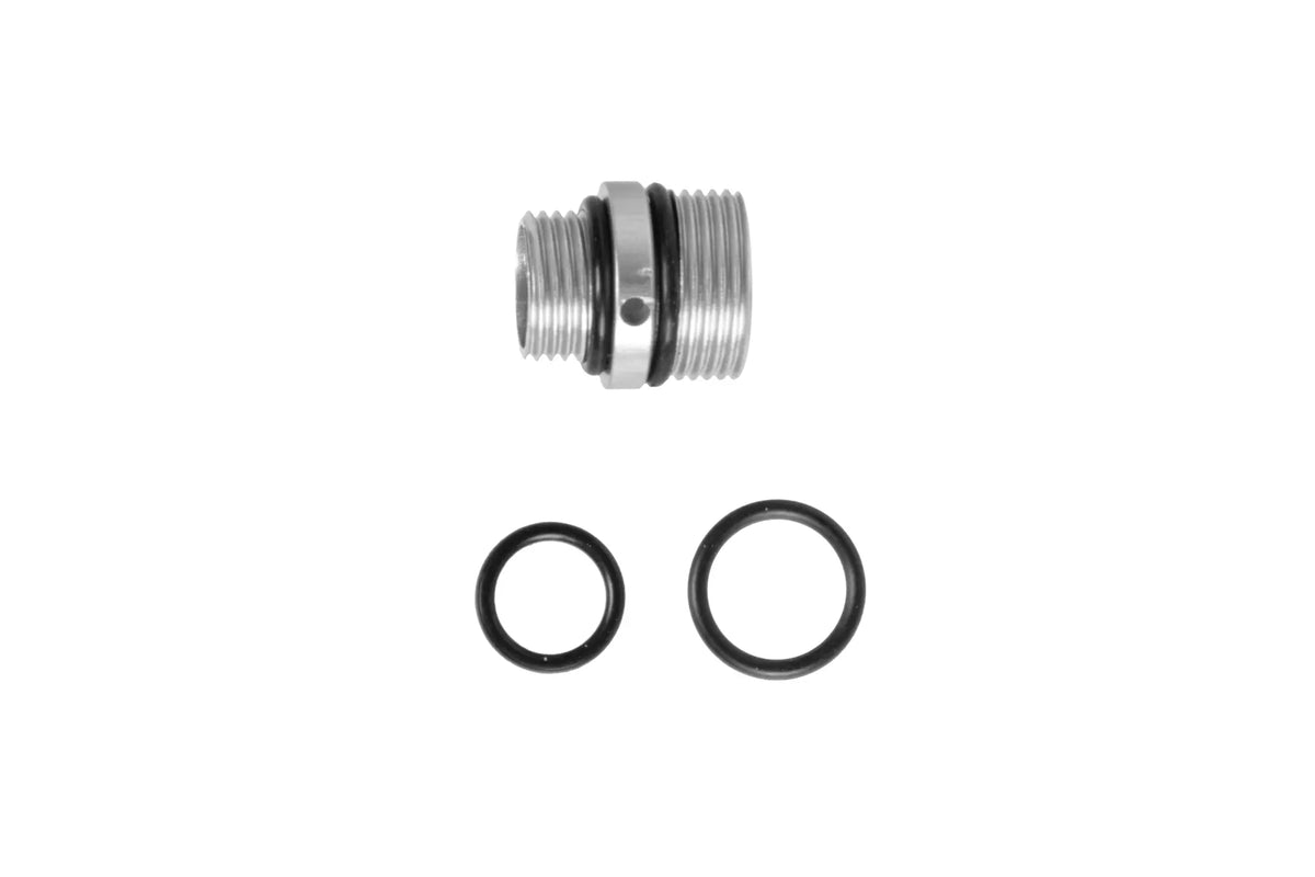 Adapter for silencers from 11mm CW to 14mm CCW - Silver