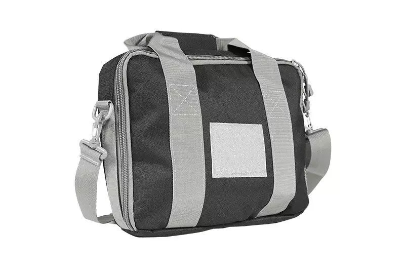 Pistol Bag with Organizer - Black-Grey