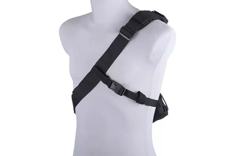 Multifunction Messenger Bag - Black