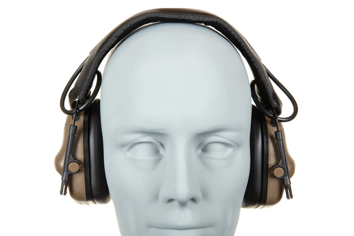 Wosport HD-12 active ear protectors IPSC Gen 5 Tan version