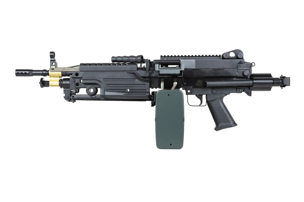 airsoft A&amp;K Cybergun M249 PARA machine gun Black