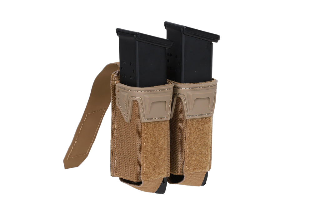 Wosport double pistol magazine loader MG-126 Coyote Brown