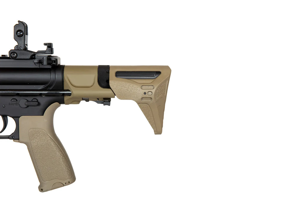 Specna Arms RRA &amp; SI SA-E17 EDGE™ PDW HAL2 ™ Half-Tan airsoft rifle