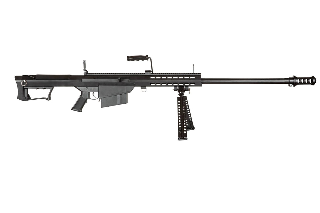 Rifle replica Barrett® M107-S with bipod - Black