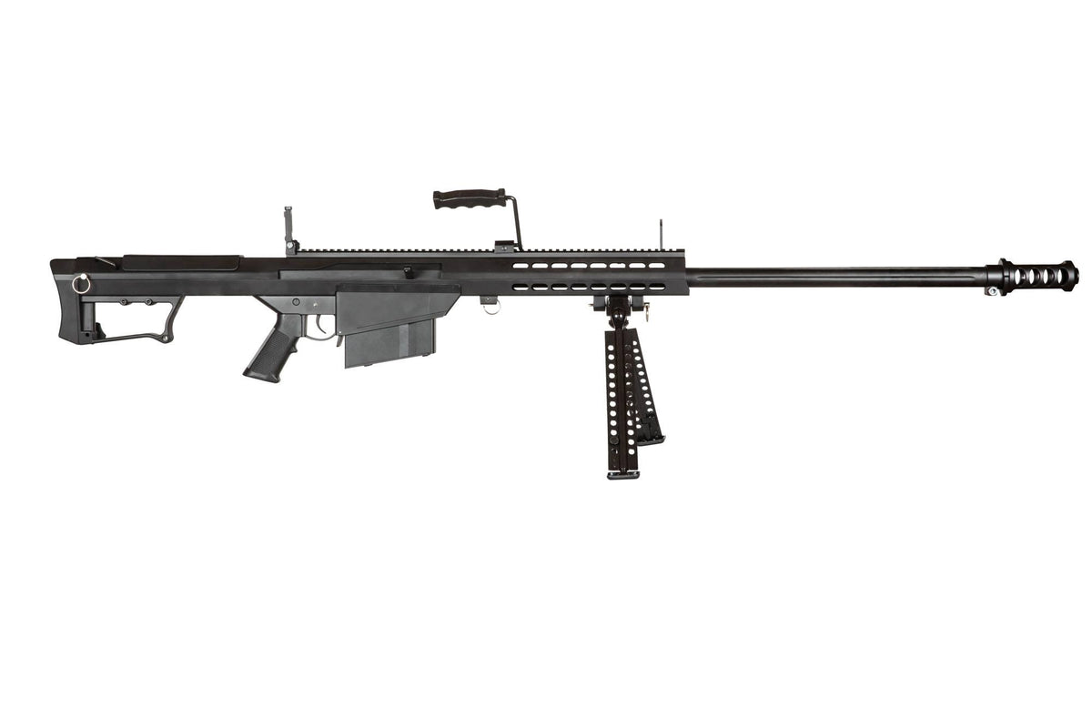 Rifle replica Barrett® M107-S with bipod - Black