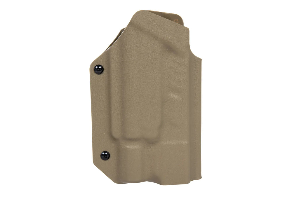 Kydex holster for Glock Primal Gear replicas Tan