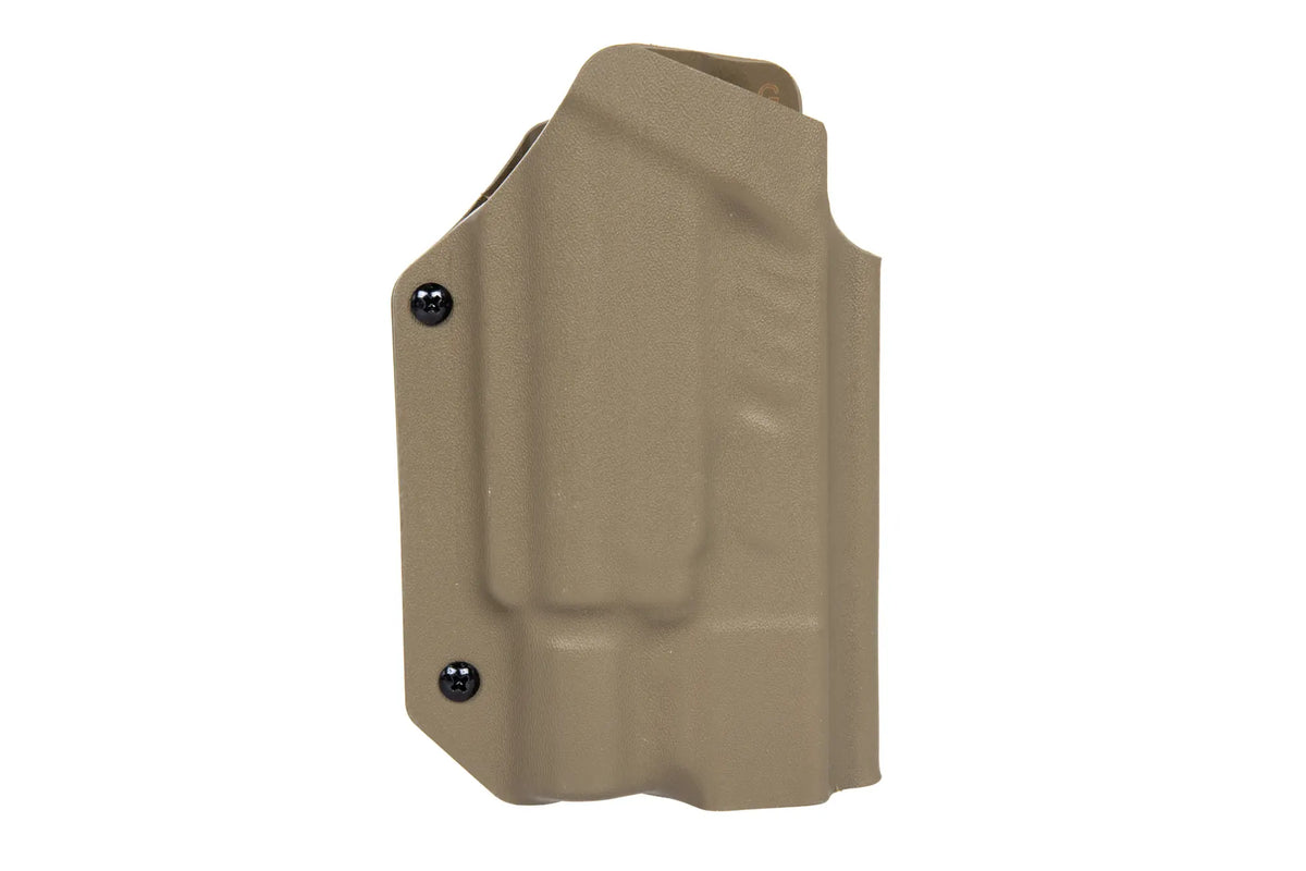 Kydex holster for Glock Primal Gear replicas Tan