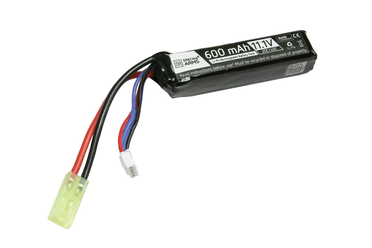 LiPo 11,1V 600mAh 20/40C Battery for PDW – Tamiya mini
