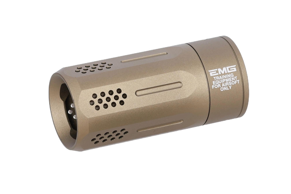 King Arms x Strike Industries OPPRESSOR LITE Flat Dark Earth exhaust device