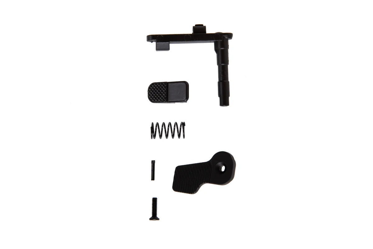 Enlarged magazine release for M4/M16 replicas