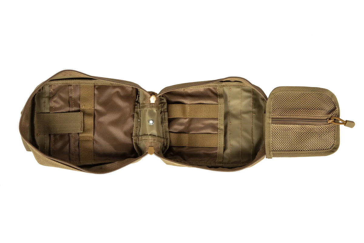 Apteczka zrywana Molle z naszywką Medyk GFC Tactical Tan