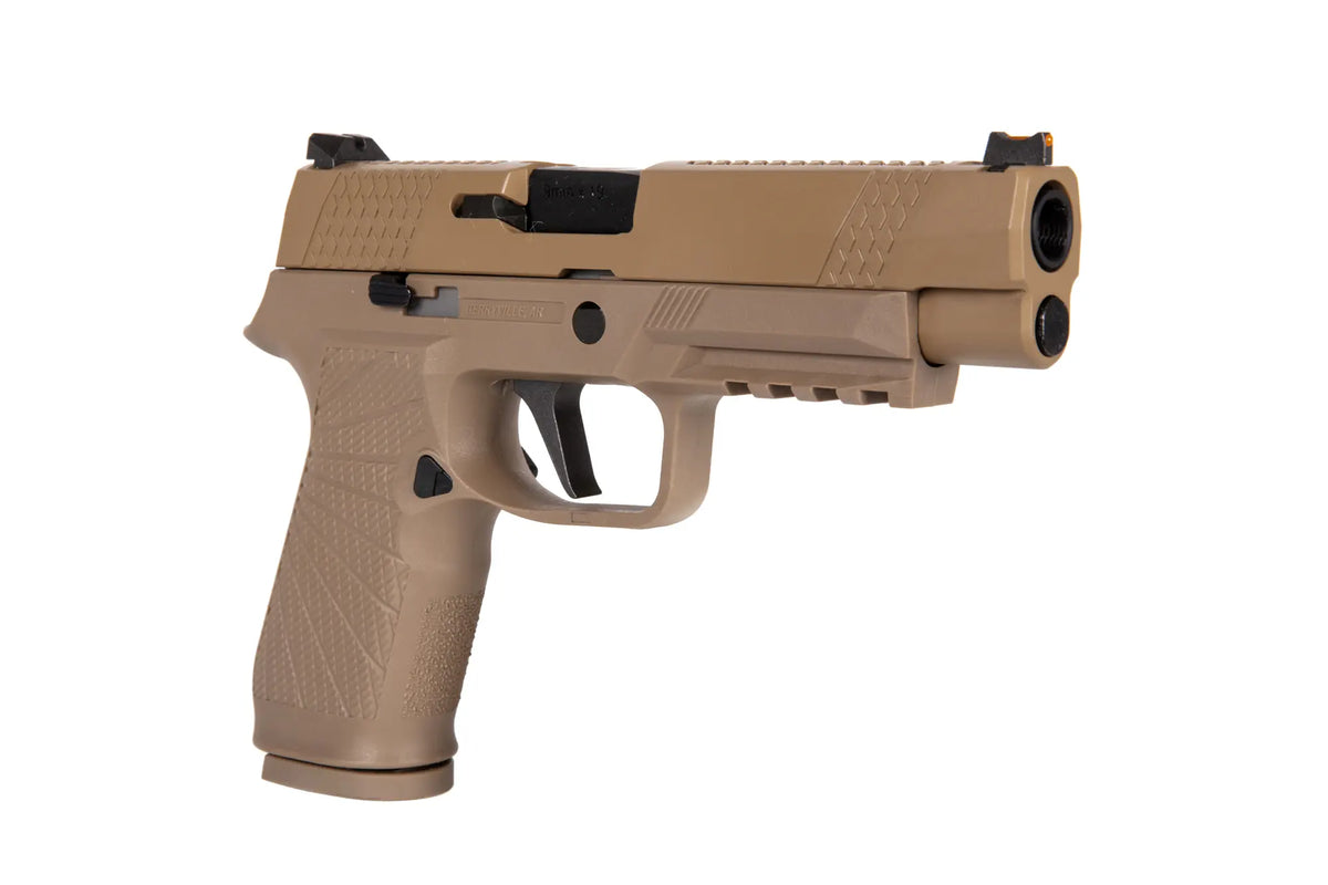 WE F17 Green Gas Pistol replica TAN