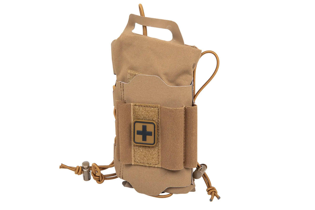 Tactical first aid kit with Molle panel Wosport Coyote Brown