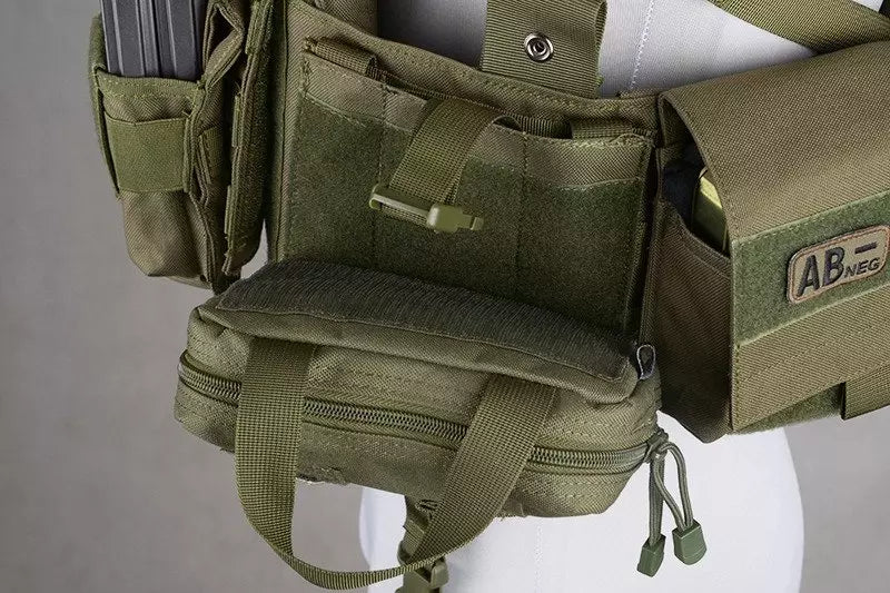 Small MOLLE Rip-Away Medical Pouch - Ranger Green