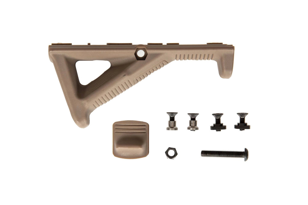 RIS / KeyMod / M-LOK Angled Forward Grip - Tan