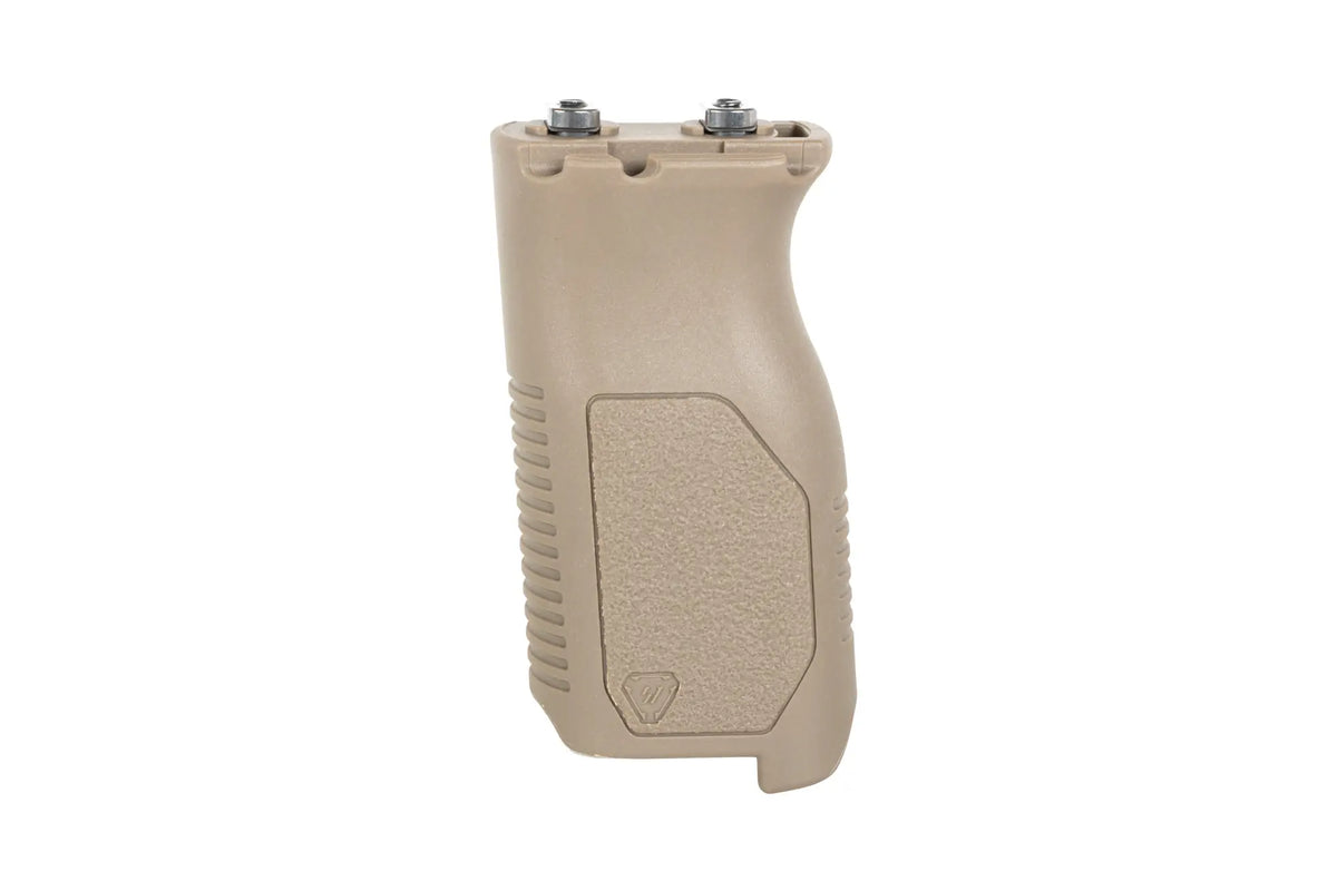 Strike Industries M-LOK Angled Vertical Grip Long Flat Dark Earth front grip