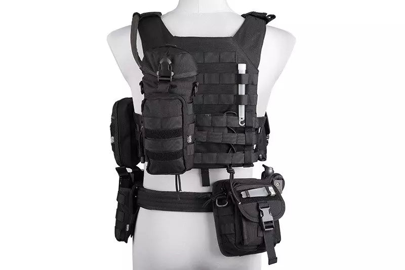 Rush Plate Carrier Tactical Vest - Primal Grey