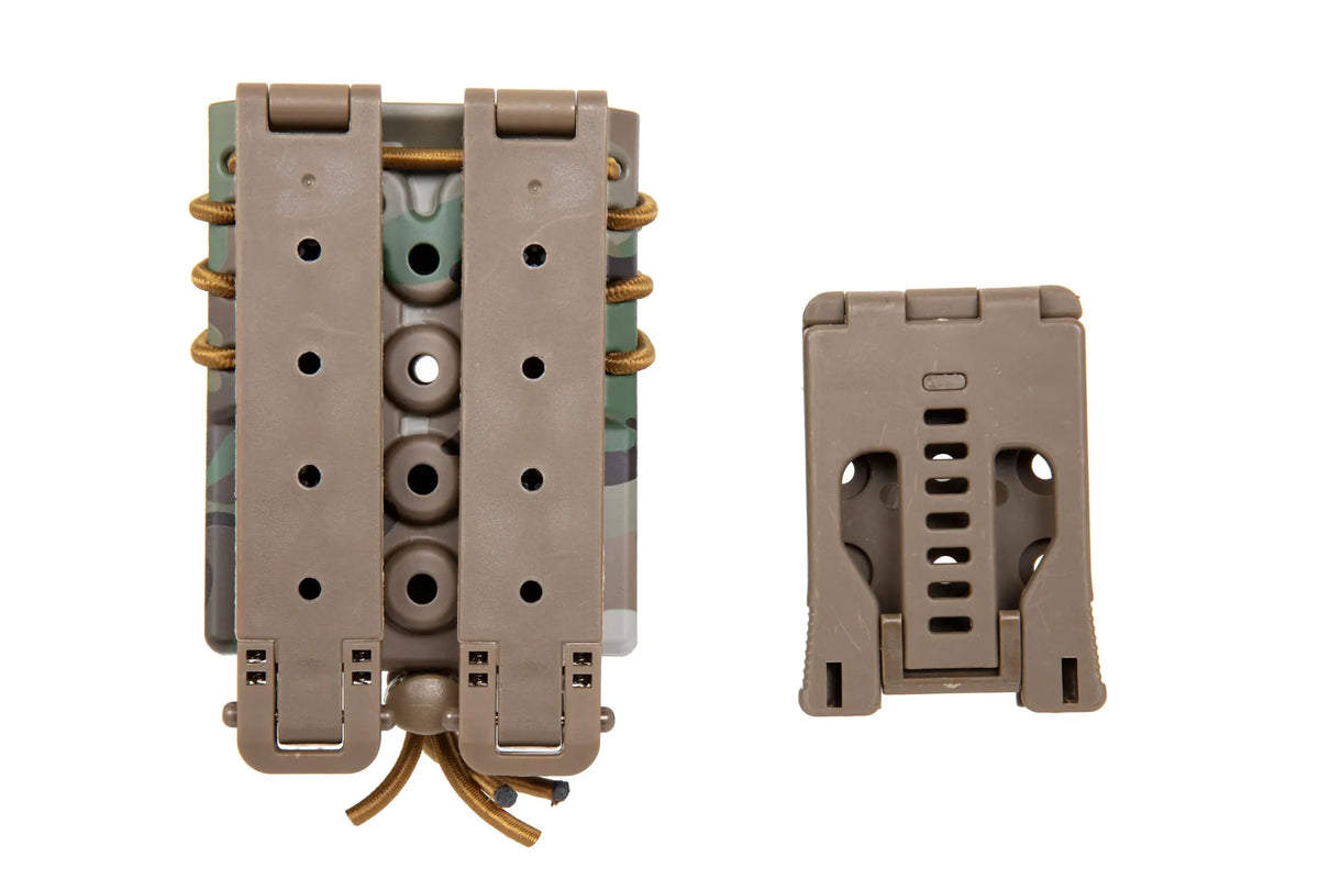 Carrier for 2 M4/M16 magazines Wosport Urban Assault Quick Pull Multicam