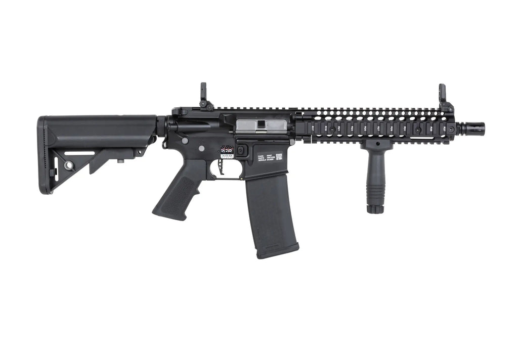 Specna Arms Daniel Defense® MK18 SA-P19 Prime™ BLDC™ Aster II ETU Single Fire Only airsoft Carbine Black