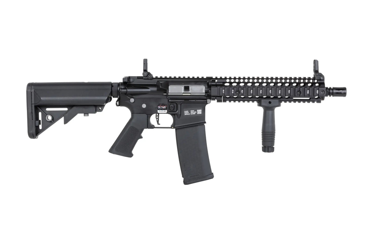 Specna Arms Daniel Defense® MK18 SA-P19 Prime™ BLDC™ Aster II ETU Single Fire Only airsoft Carbine Black