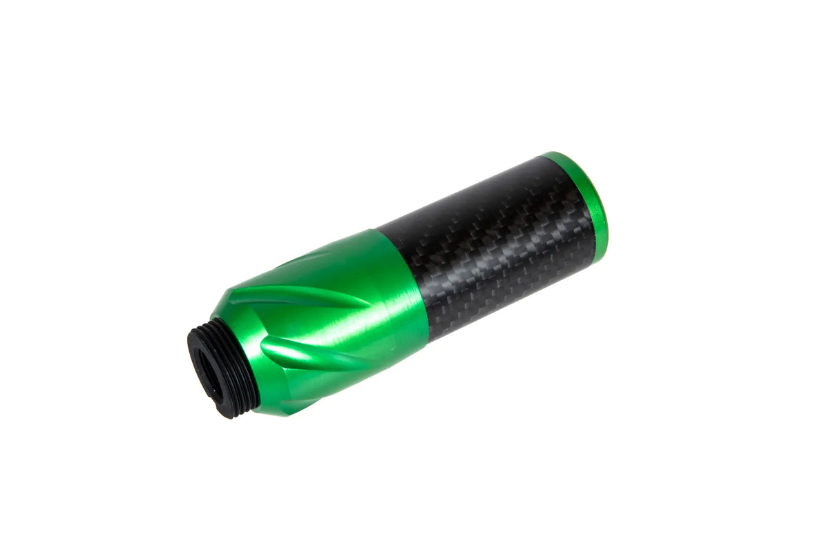 Carbon Silencer DSL2 36x100mm - Green
