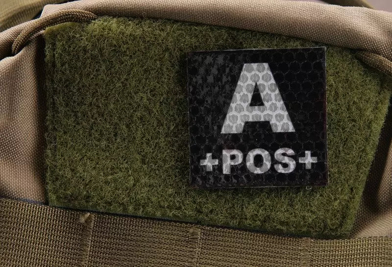 IR patch – A POS  BLOOD TYPE