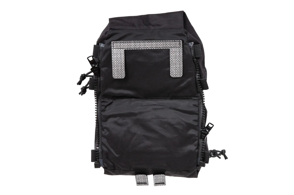 Back panel with MOLLE system for V5 PC Wosport tactical vest Black
