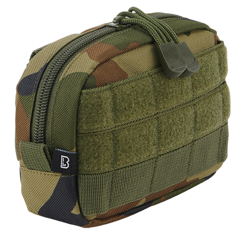 Brandit compact utility pouch with Velcro panel 8048 Woodland