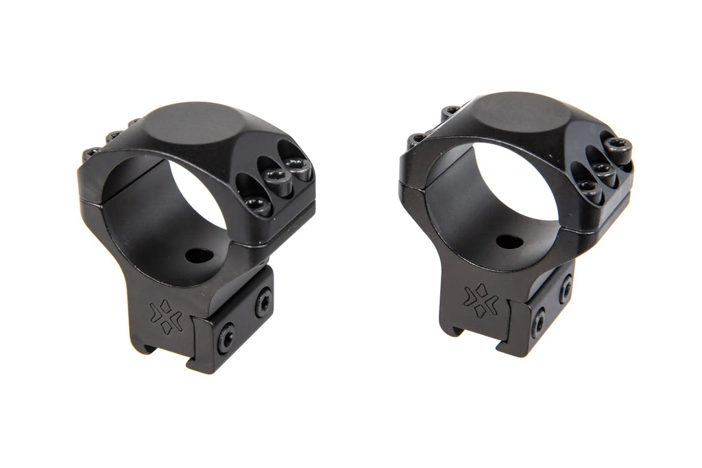 Vector Optics X-ACCU 1.25" 30mm Dovetail (11mm) Mid Profile mounting ring set