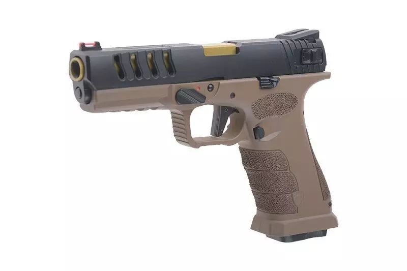 Shark Full Auto CO2 Pistol Replica - Black/Tan
