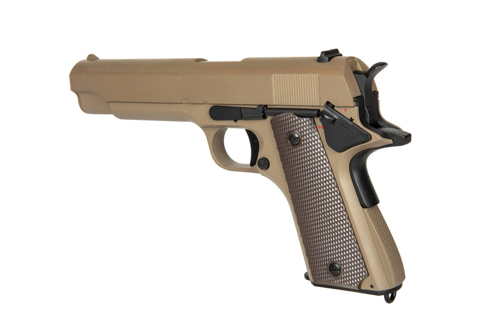 Electric pistol replica CM123 - Tan (with battery)