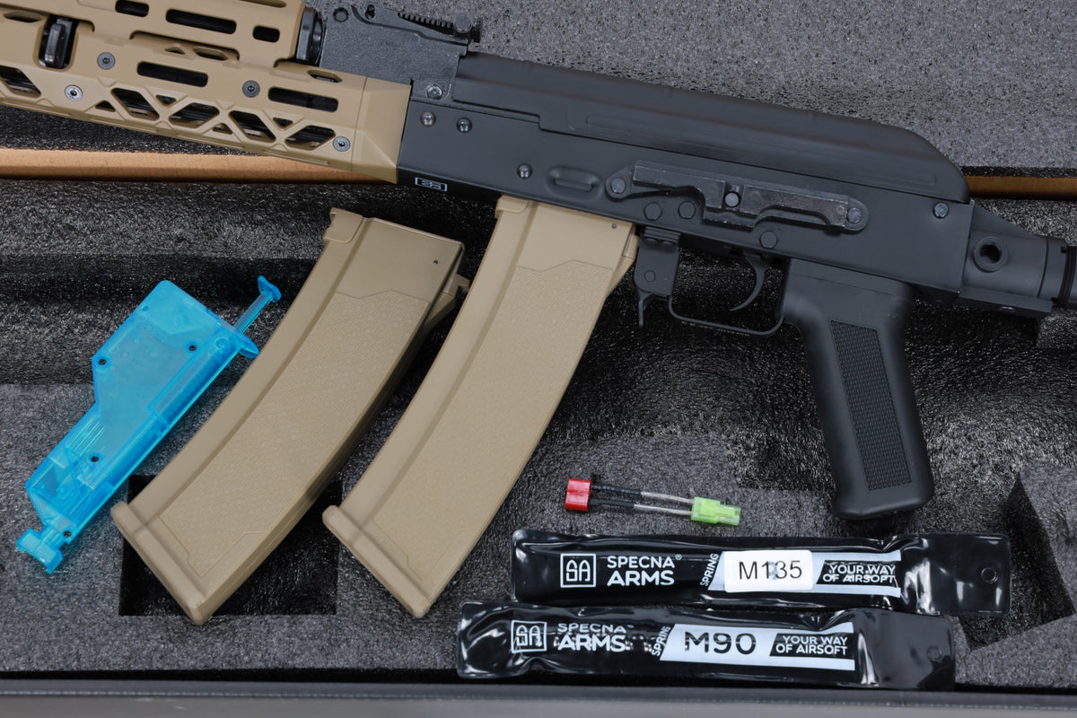 KPYK AK SA-PJ14 PRIME BLDC AEG Assault Rifle - Half-Tan