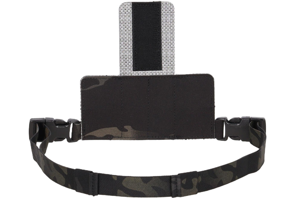 Molle panel for additional accessories Wosport MB-ACC-02 Multicam Black