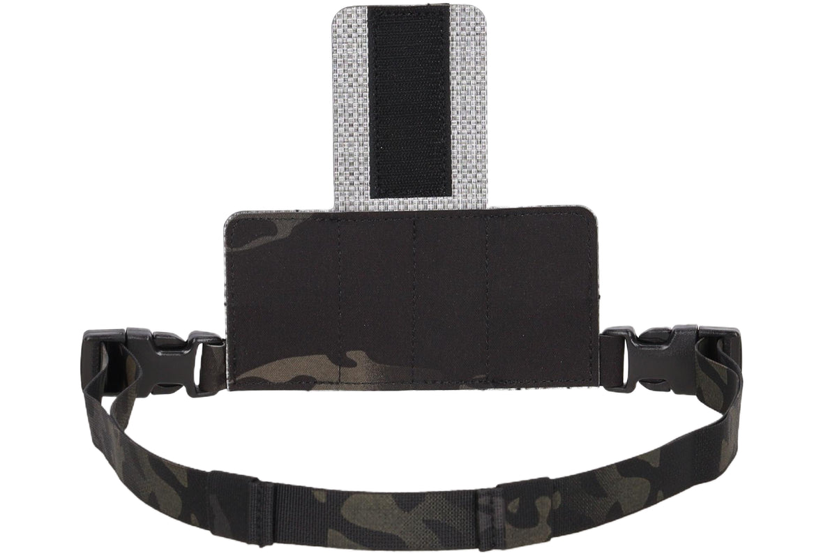 Molle panel for additional accessories Wosport MB-ACC-02 Multicam Black