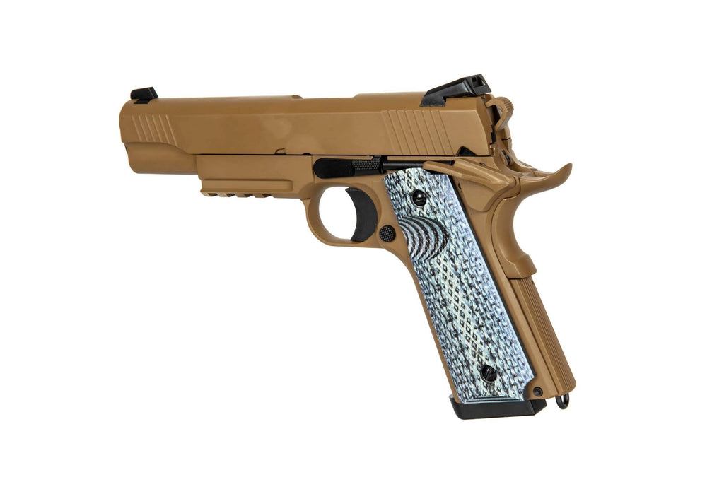 Airsoft Pistol Double Bell CQBP 739 CO2 Tan