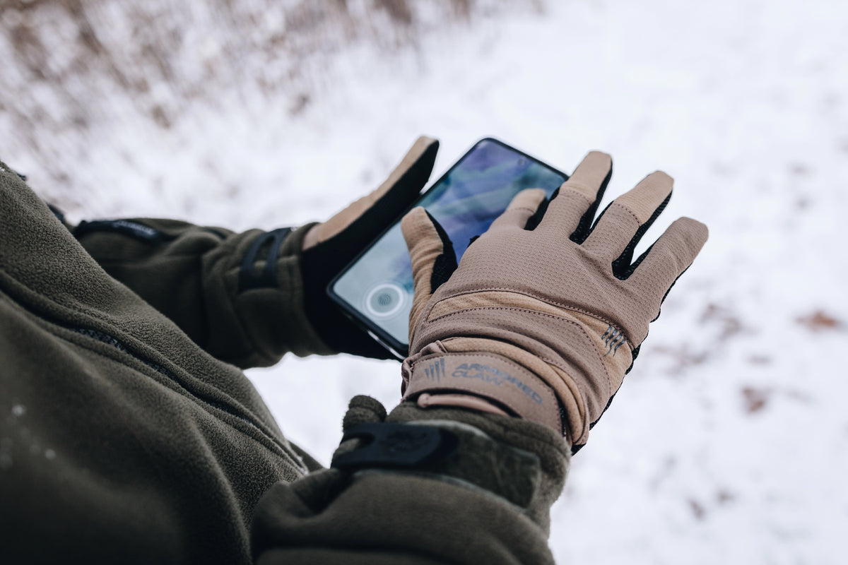 Armored Claw Essential Seeker Shades of Tan outdoor gloves