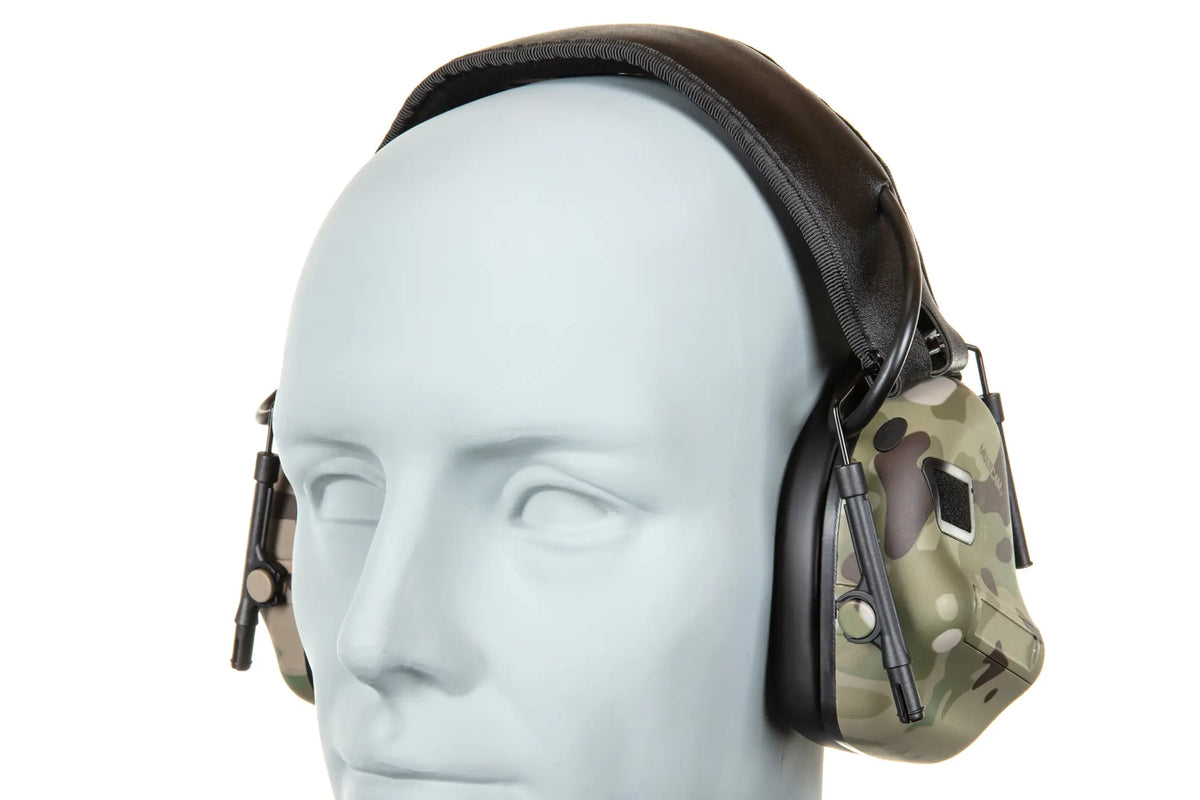 Wosport HD-12 active ear protectors IPSC Gen 5 Multicam version